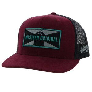 Hooey "Holley" Maroon and Black Snapback Cap